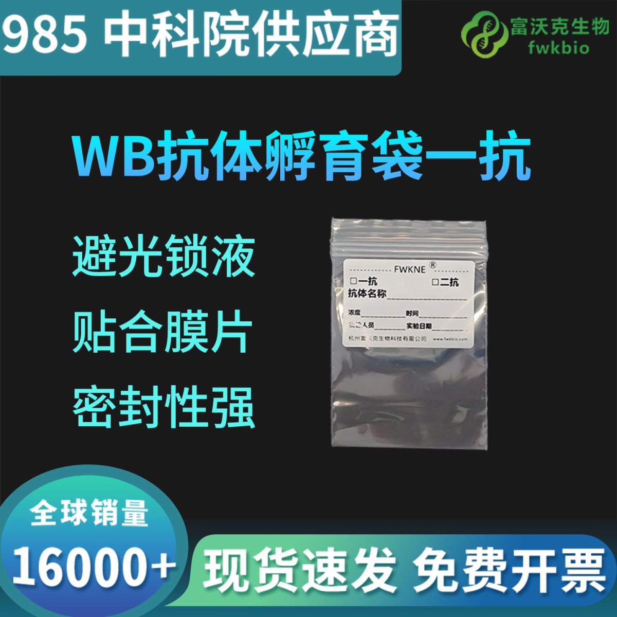 WB抗体孵育袋一抗