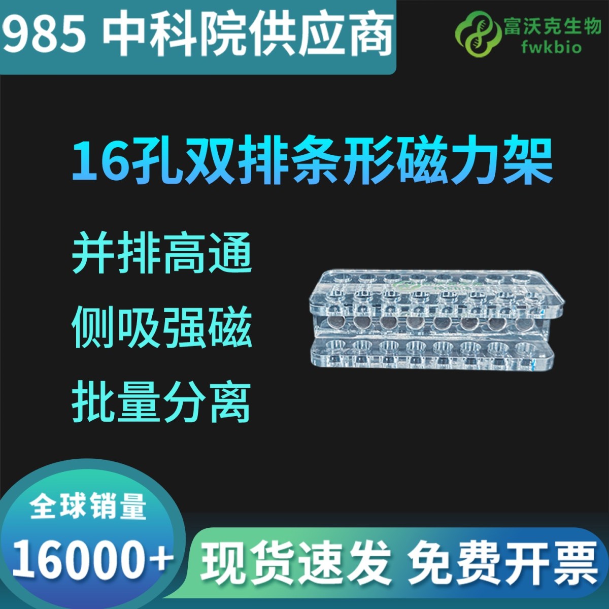 16孔双排磁力架